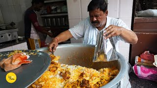 Lucknow Famous Lalla Mutton Biryani Rs 320 Full Plate l Lucknow Street Food [upl. by Attegroeg]