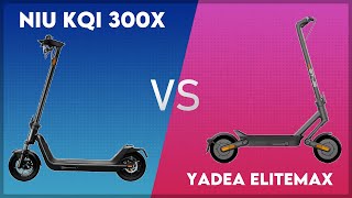 Niu KQi 300X vs Yadea EliteMax Technical Comparison [upl. by Grae]