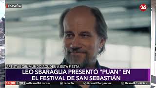 Festival de cine de San Sebastián  Entrevista a Leo Sbaraglia [upl. by Arraes548]