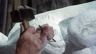 Carving Marble with Traditional Tools [upl. by Calendra]