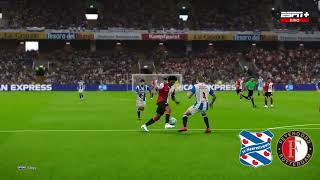 Heerenveen v Feyenoord Samenvatting  Eredivisie 202324  PES 21 [upl. by Lamrert999]