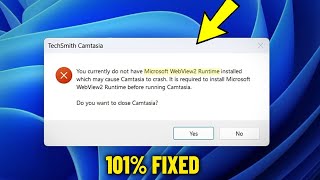 You currently do not have Microsoft Webview2 Runtime installed in Windows 11107  How To Fix Error [upl. by Simmie]