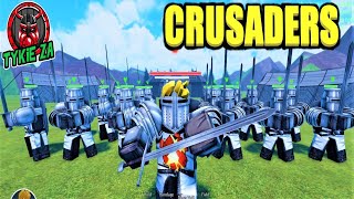 ROBLOX WARLORDS  The CRUSADERS army is INCRDIBLY strong [upl. by Milburn]