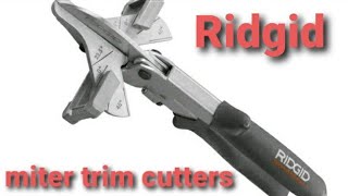 RIDGID miter Trim Cutter [upl. by Mcgean966]