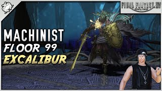 FFXIV  MCH Solo Floor 99 Excalibur Eureka Orthos [upl. by Ahsened481]