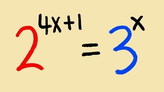 Solving exponential equations with different bases [upl. by Elsa683]