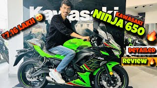 2024 Kawasaki Ninja 650 Detailed Review 😍  Kawasaki Ninja 650  Ninja 650 Price and Full Details [upl. by Sami]