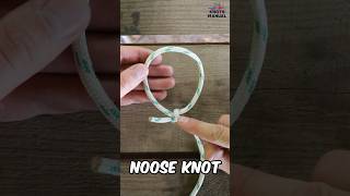 This knot creates a snare for catching rabbits Noose Knot Shorts Knots climbing [upl. by Lareena673]