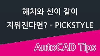 해치를 선택하면 경계가 같이 지워진다  PICKSTYLE [upl. by Anerahs]