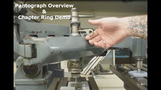 Pantograph Demonstration  Machining a Watch Dial Chapter Ring [upl. by Am]