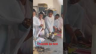 Test of chloride [upl. by Ellenod910]