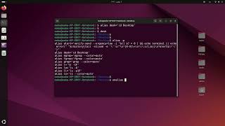 Create command lines in linux with alias [upl. by Ecnerual]