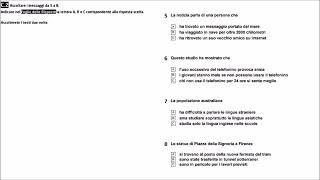 CELI 2 B1  marzo 2018  Ascolto con le soluzioni [upl. by Wylde]