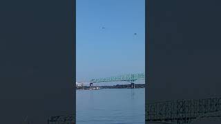 Military Helicopters Soar Over St Johns River in Jacksonville FL [upl. by Brittaney713]