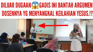 ASTAGA‼️😱BANTAH ARGUMEN DOSENNYA SENDIRI YG MENY4KNGKAL KEILAHIAN YESUS KRISTUS [upl. by Stepha]