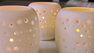 3D printed tea lights with resin without supports on the elegoo Mars 5 ultra [upl. by Aronson294]