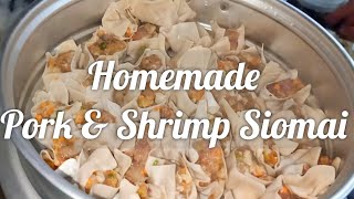 How to make Homemade Pork amp Shrimp Siomai  Super Easy Recipe  Misstalynee [upl. by Sakhuja]