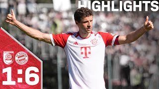 Müller brace at Dream Match 2023  Weinbeisser Kaltern vs FC Bayern  Highlights [upl. by Brownson540]