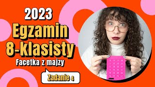 Zadanie 4  Egzamin 8klasisty 2023 [upl. by Sothena]