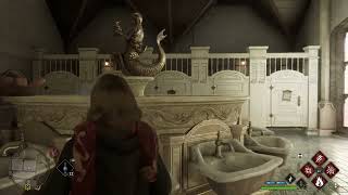 South Wing Demiguise Statue in Girls Bathroom Hogwarts Castle Legacy Collectible Location [upl. by Okramed173]