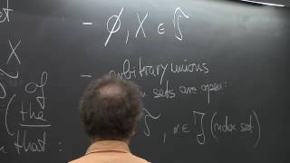 Topology  Bruno Zimmerman  Lecture 01 [upl. by Pufahl]