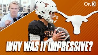 WHY Texas Longhorn QB Arch Manning Spring Game Performance Was Impressive  Steve Sarkisian Offense [upl. by Rodrique453]