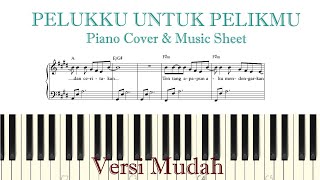 VERSI MUDAH Fiersa Besari  Pelukku untuk Pelikmu Chord Piano Tutorial  WNF Music [upl. by Marguerita]