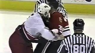 Louie Debrusk vs Jody Shelley Oct 10 2002 [upl. by Ocirled]