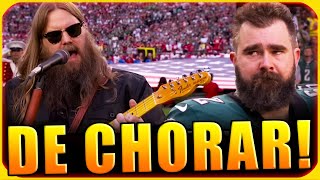 CHRIS STAPLETON SUPER BOWL AMERICAN ANTHEM HINO NACIONAL by Marcio Guerra [upl. by Freida]