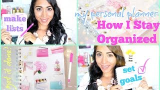 My Personal Planner  How I Stay Organized [upl. by Hedda470]