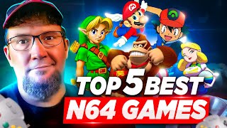 Top 5 Greatest N64 Games of All Time MustPlay Classics [upl. by Nnylg442]