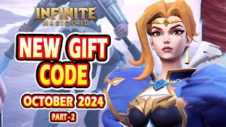 Infinite Magicraid New Gift Code  Infinite Magicraid New Gift Code October 2024 Part2 [upl. by Zohara]