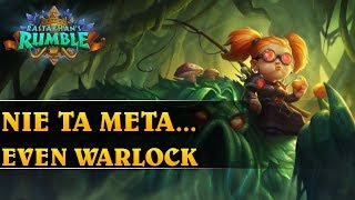 NIE TA META  EVEN WARLOCK  Hearthstone Decks Rastakhans Rumble [upl. by Eehsar]