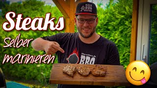 Schweinenackensteaks selber marinieren  Drei verschiedene Varianten die alle lecker sind steak [upl. by Lek682]