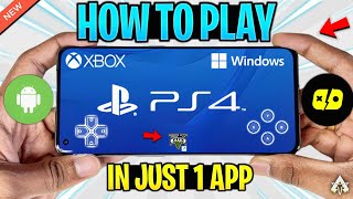 NEW HOW TO PLAY PS4 amp PC GAMES ON ANDROID 2024  IN JUST 1 APP  NO EMULATOR [upl. by Brittnee]