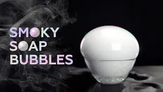 How to make smoke bubble experiment at home [upl. by Roby829]