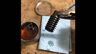 How to Blue Bluing Steel Using Oven Or Torch and Oil Method [upl. by Laurance]