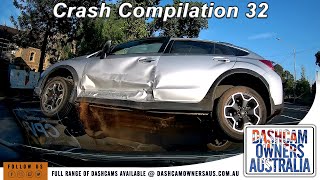 Australian Car Crash  Dash Cam Compilation 32 [upl. by Ailgna]