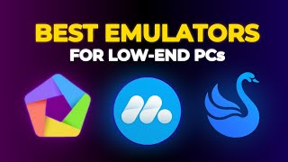 3 BEST Android Emulators for LowEnd PCs NO GRAPHICS CARD [upl. by Drofliw]