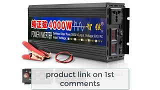 Pure Sine Wave Inverter 2000W 3000W 4000W Power Solar Inverter Review [upl. by Leinoto892]