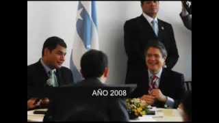 Lo que opinaba Rafael Correa sobre Guillermo Lasso en el 2008 y luego en el 20012 [upl. by Marela]