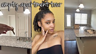 MOVING INTO MY FIRST APARTMENT  TOUR  first day essentials decor haul etc [upl. by Ennyl]