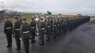 Soldiers march in Bundoran 100 year celebration of hand over of Finner Camp [upl. by Stanway32]