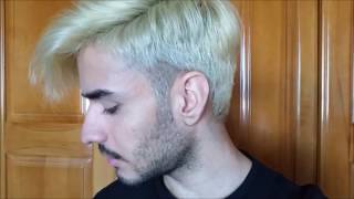 Black to Platinum Blonde on Middle Eastern Asian Hair [upl. by Eanej]