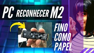 TUTORIAL APRENDA FAZER SEU PC RECONHECER SEU SSDM2 [upl. by Shirah685]