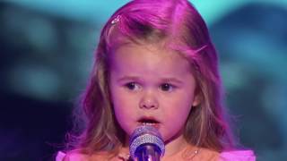 Adorable 3 years old Claire sings Little Mermaid on Little Big Shots [upl. by Tsenre806]