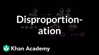 Disproportionation  Redox reactions and electrochemistry  Chemistry  Khan Academy [upl. by Leontine660]