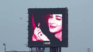 Lakme Captivates Mumbai with Anamorphic DOOH Campaign for Rouge Bloom Collection  Media4Growth [upl. by Claudetta205]