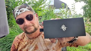 UNBOXING Clocks and Colours Sonnenbrille Stahlwürfel Bandana etc [upl. by Yraek622]