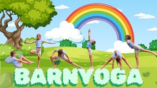 BarnYoga  10 minuter Yoga för barn på svenska [upl. by Ylevol]